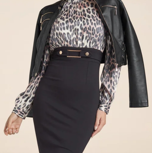 Belted pencil skirt dress - Picture 7 of 7